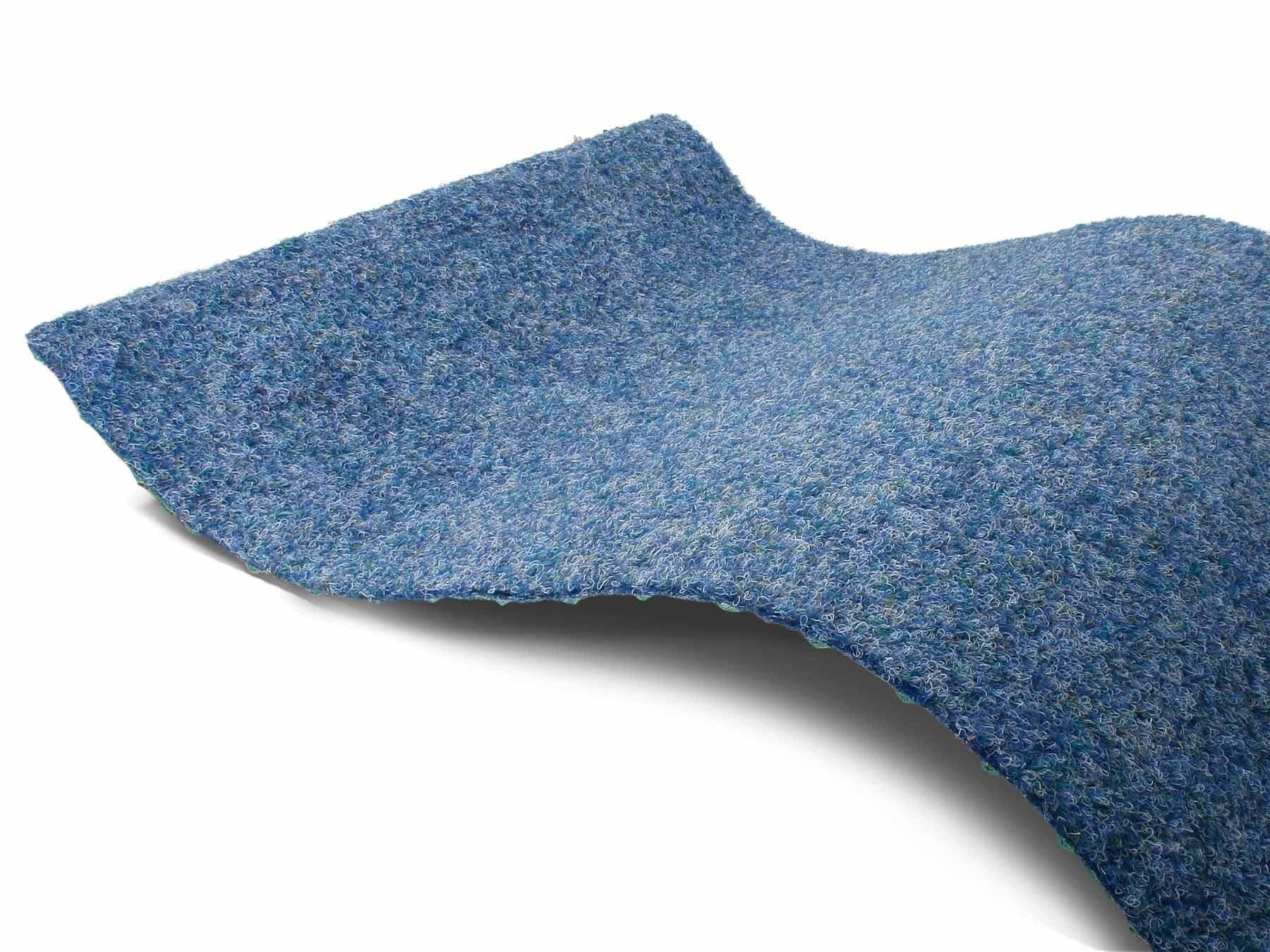 Primaflor-Ideen in Textil Kunstrasen »GREEN, Made in Netherlands« rechteckig 7,5 mm Höhe Rasenteppich, blau, mit Noppen