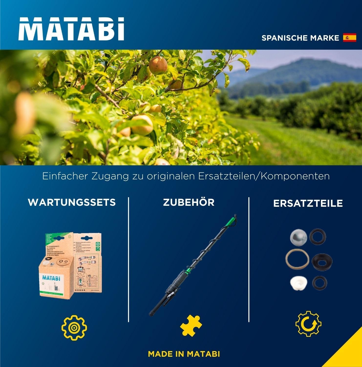 Matabi - Elektrischer Sprüher Evolution 30 LTCS - 30L Wagen - Elektronische Steuerung - Vielseitige Nutzung im Garten und Obstgarten - Pumpe und spezialisierte Düsen - Hergestellt in EU