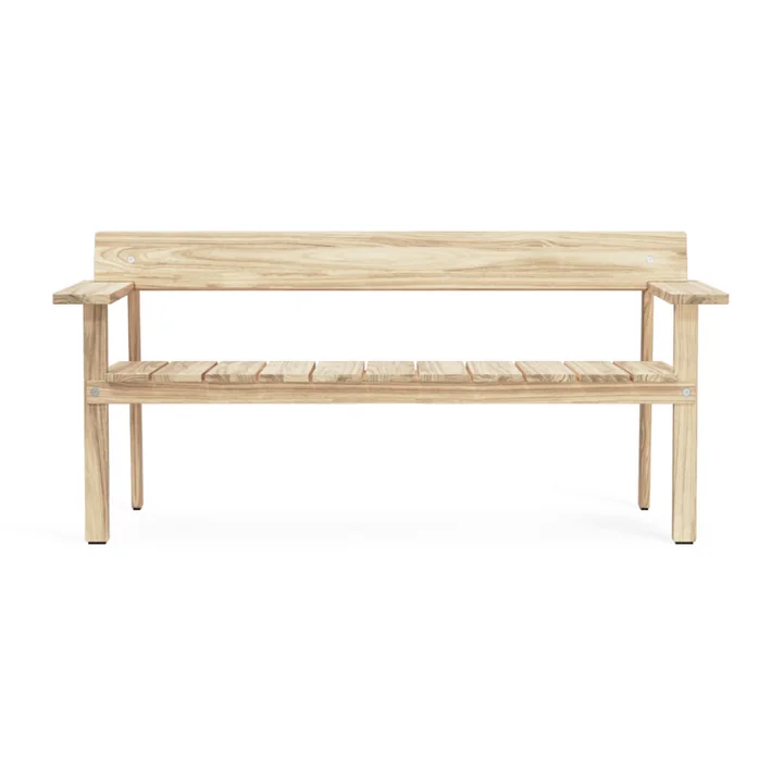 Carl Hansen - GL101 Timbur Gartenbank, Teak unbehandelt