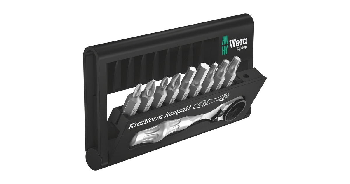 WeraKraftform Kompakt Zyklop Mini 1 gereedschapsset