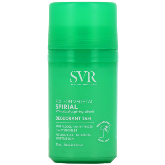 SVR Spirial Végétal déodorant roll on efficacité 24h