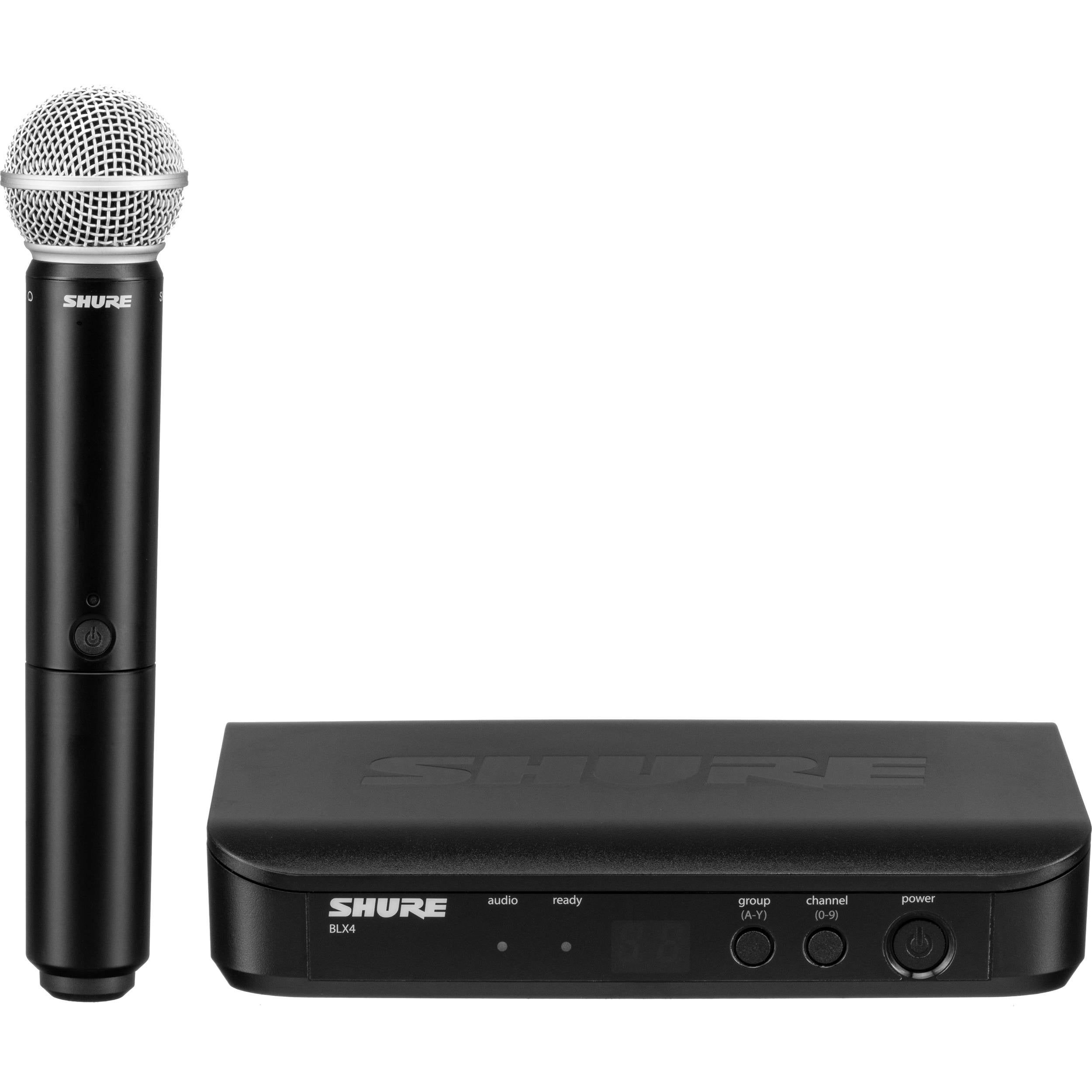 Shure BLX24E/PG58-H8E draadloos handheld systeem (518-542 MHz)