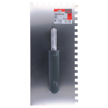 Suki plakspaan rvs hout handv tand 8mm