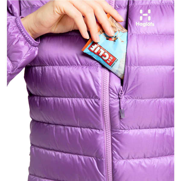 Doudoune randonnée HAGLÖFS ROC DOWN JACKET WOMEN PURPLE ICE