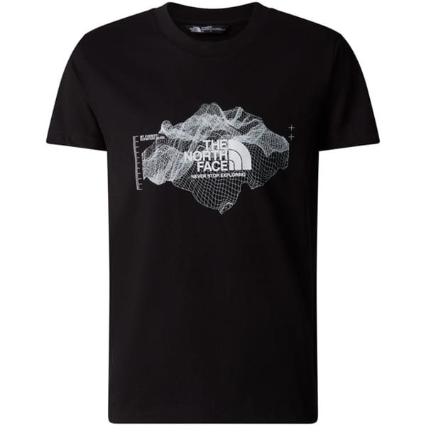 T-shirt THE NORTH FACE B TOPOGRAPHIC S/S TEE TNF BLACK