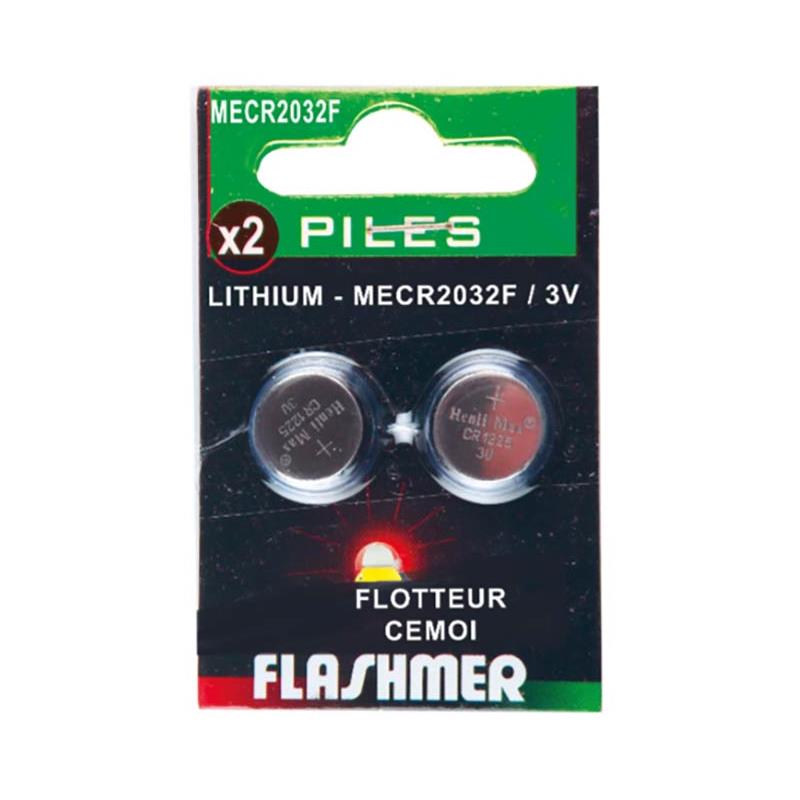 Piles Flashmer Cr2032 - 3 Volts - Par 2