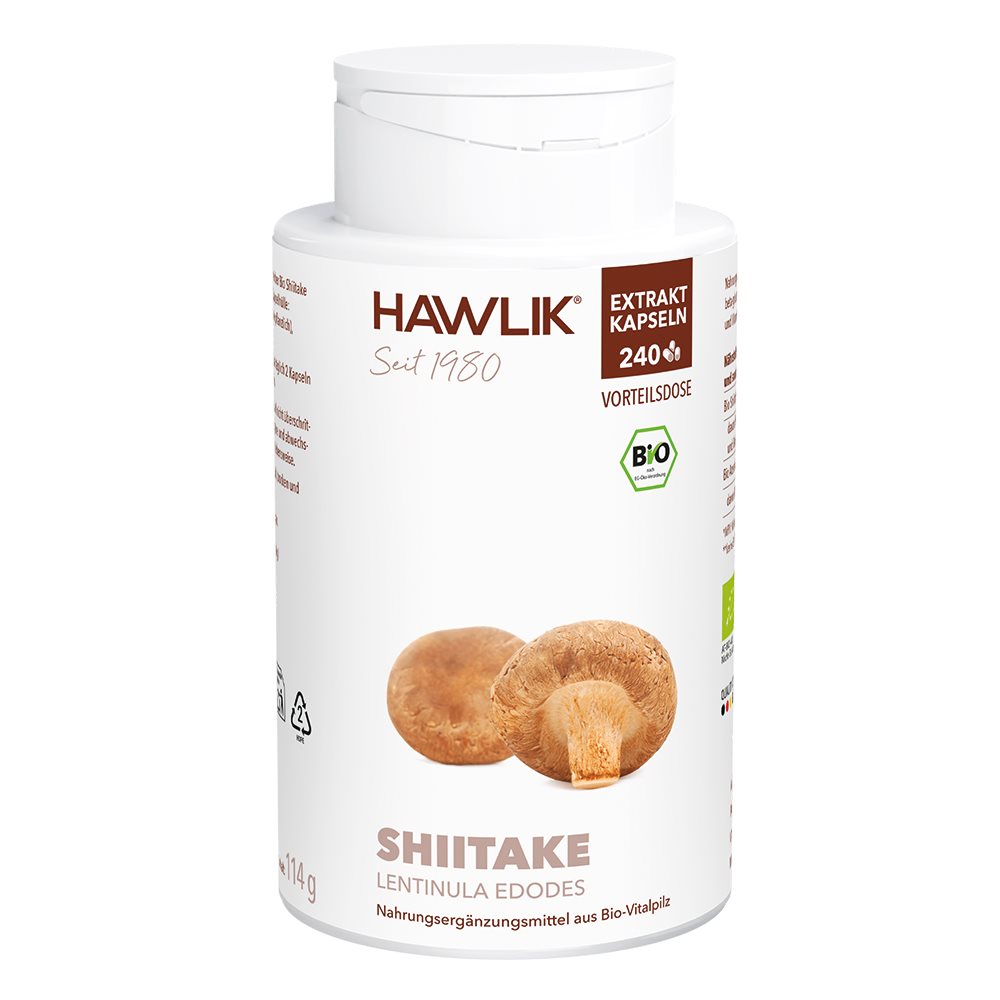 HAWLIK Shiitake Extrakt Kaps 240 Stk