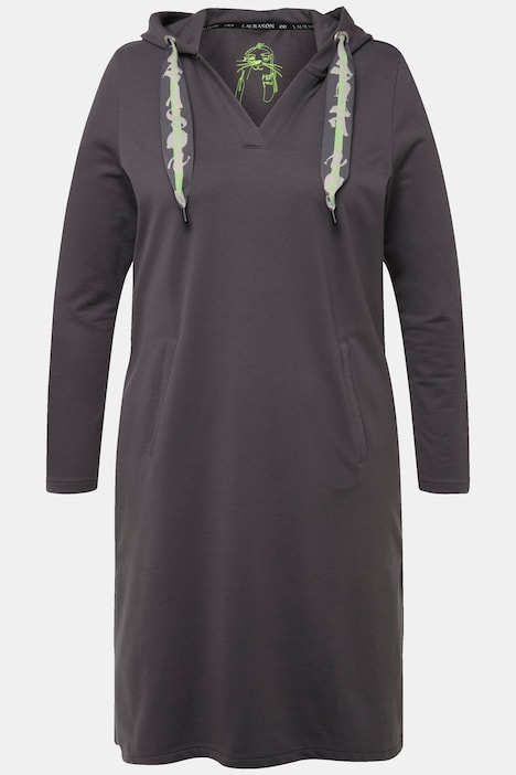 Sweatkleid, Kapuze, OEKO-TEX