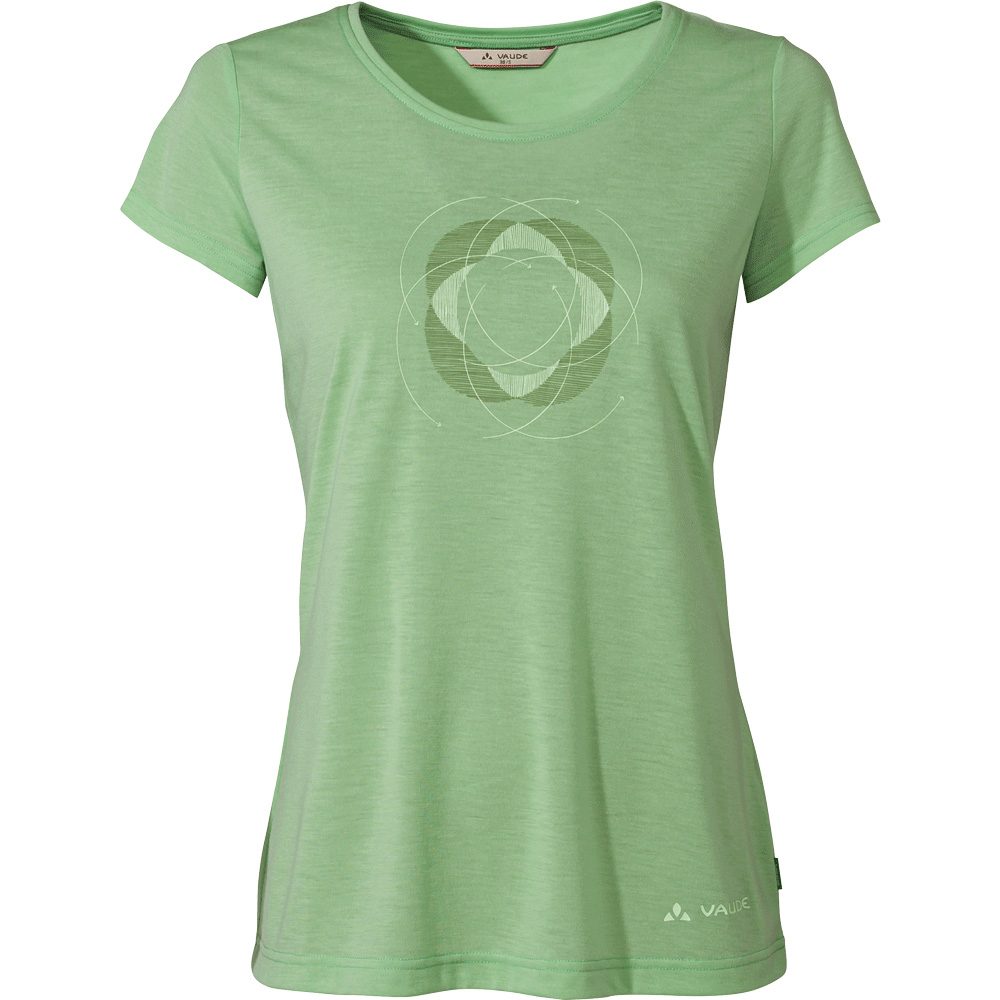 VAUDE Skomer Print II T-Shirt Damen aloe vera uni