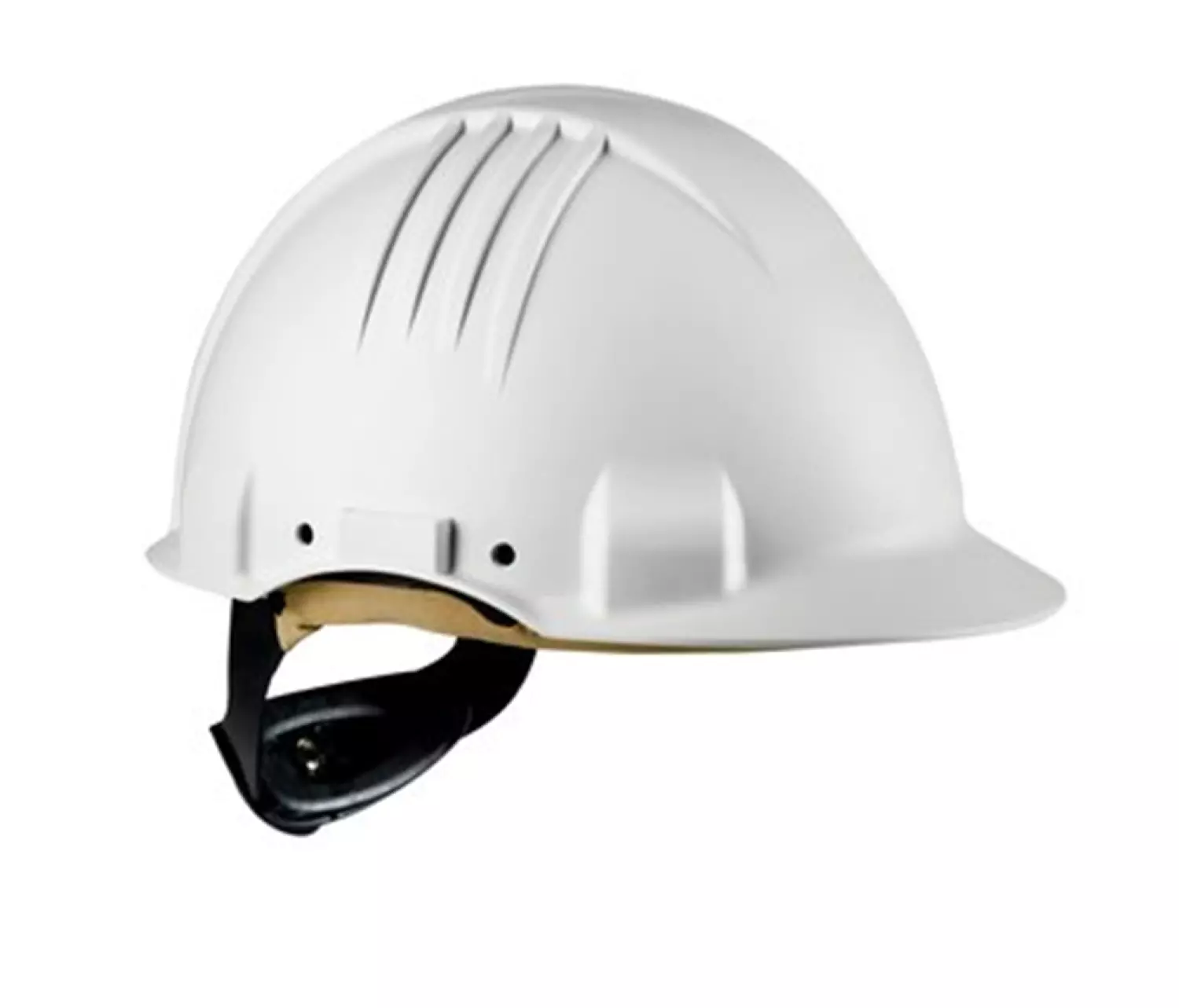 3M G3501M-VI Veiligheidshelm - Wit - Draaiknop - Leren sweatband