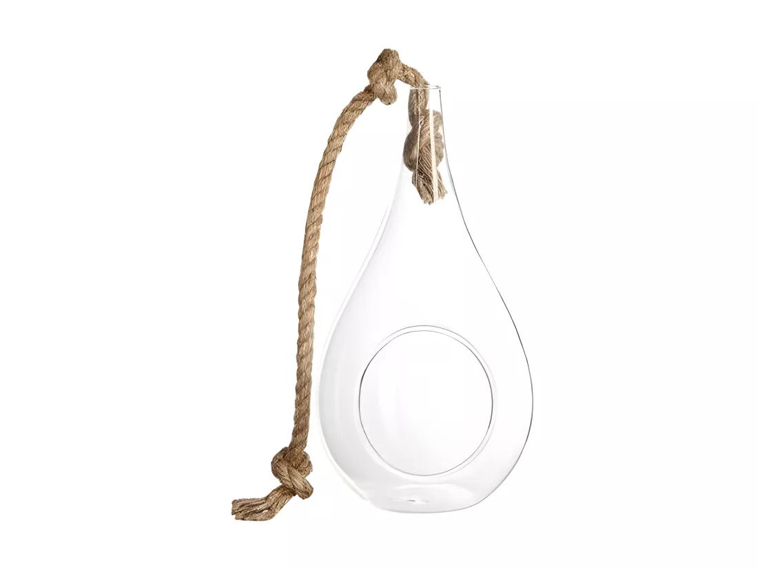 Vase Suspendu & Corde 