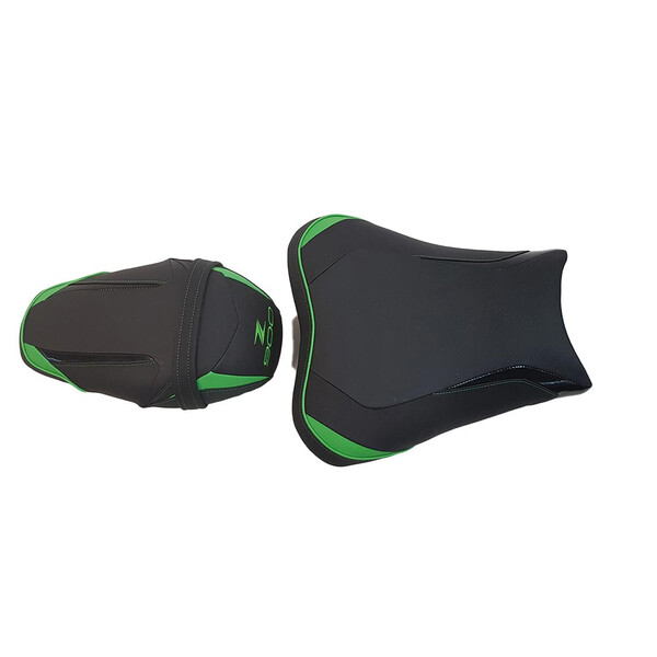 Bagster - Selle Ready Luxe série spéciale Kawasaki Z900 (2017-2023) Noir / Vert
