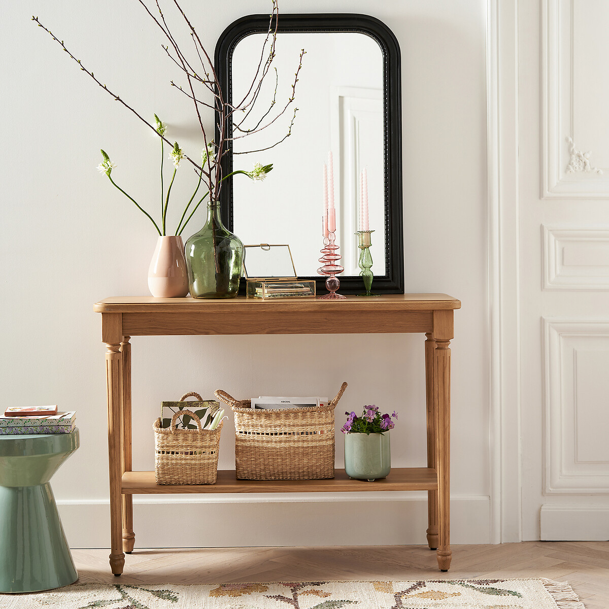 LA REDOUTE INTERIEURS<br>Conjunto de 2 cestos com alças, herbário, Sola