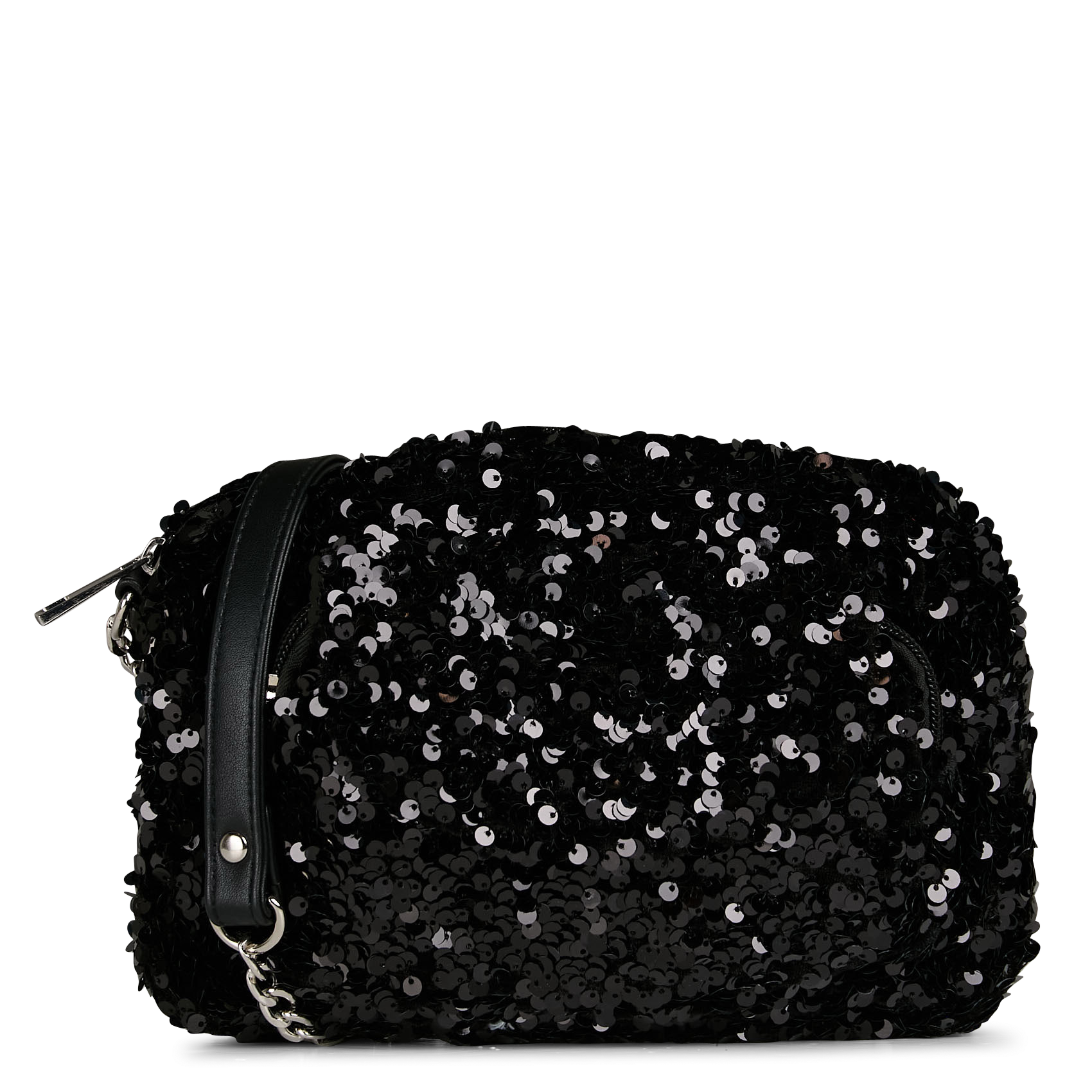 NAINA - Sac bandoulière à sequins | Noir