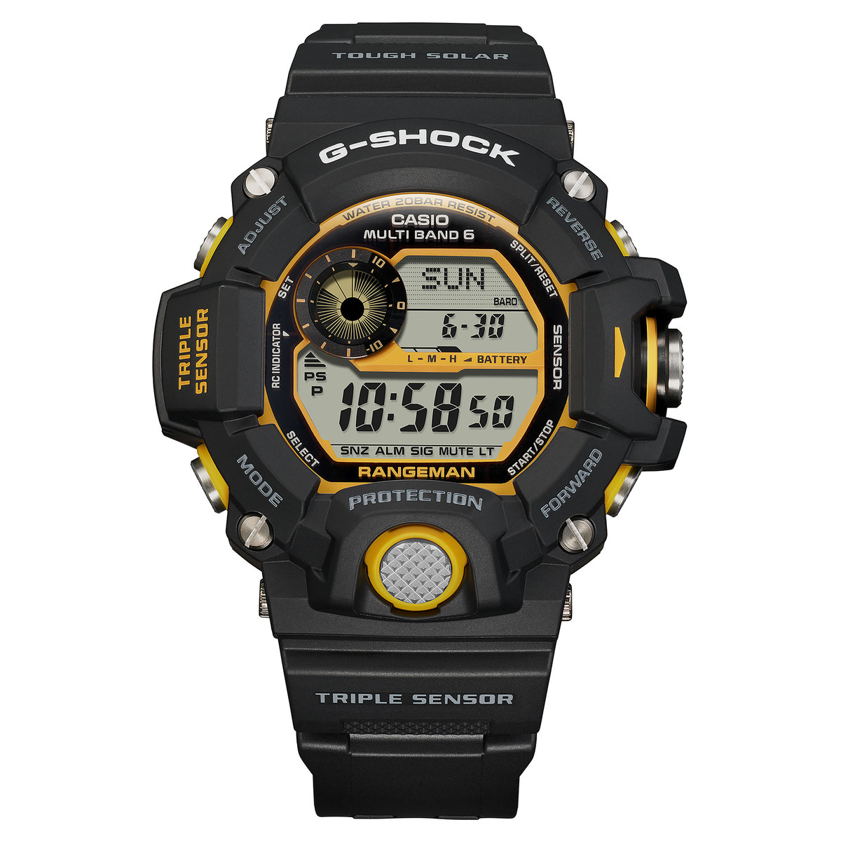 Montre G-SHOCK PREMIUM homme résine noire
