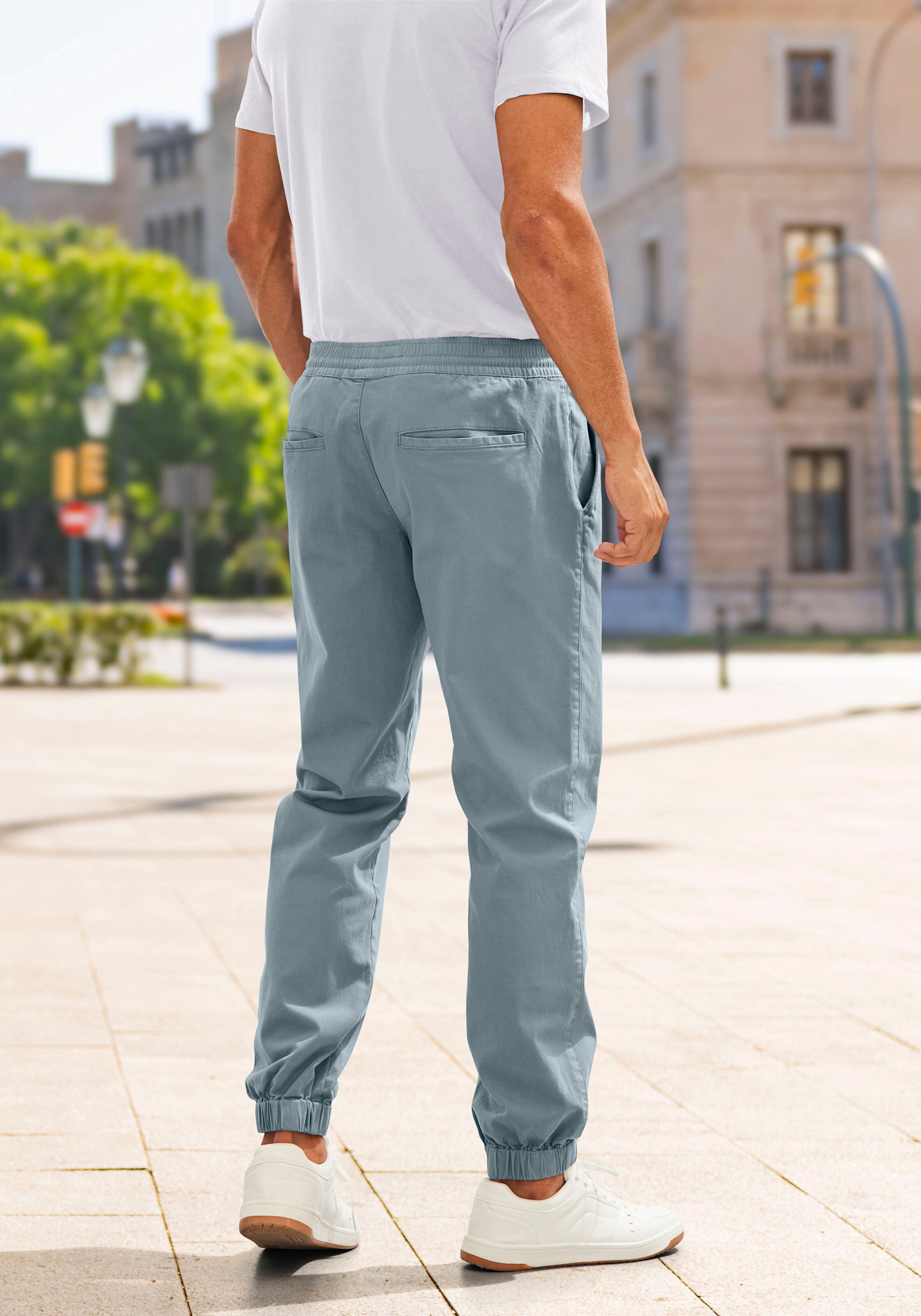 Jogger Pants in graublau