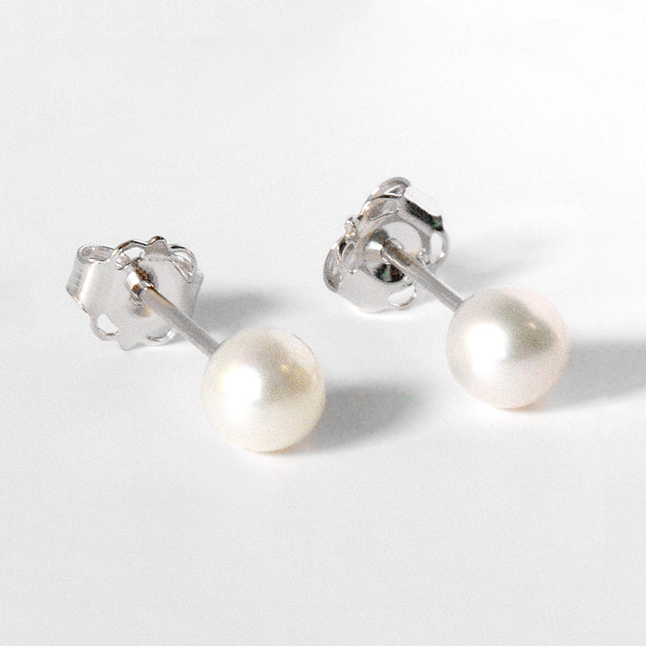 Instant d'Or Boucles d'oreilles My Pearl or blanc