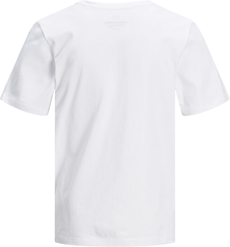 Jack & Jones JJEORGANIC BASIC TEE SS O-NECK NOOS White
