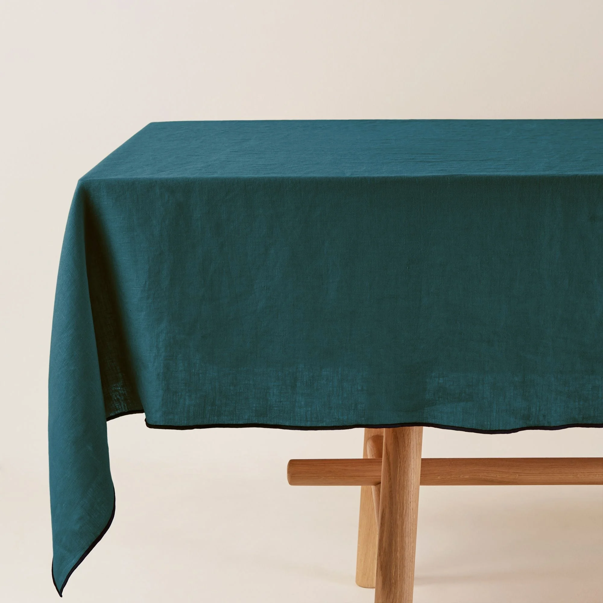 CARLINA - Nappe carrée | Bleu