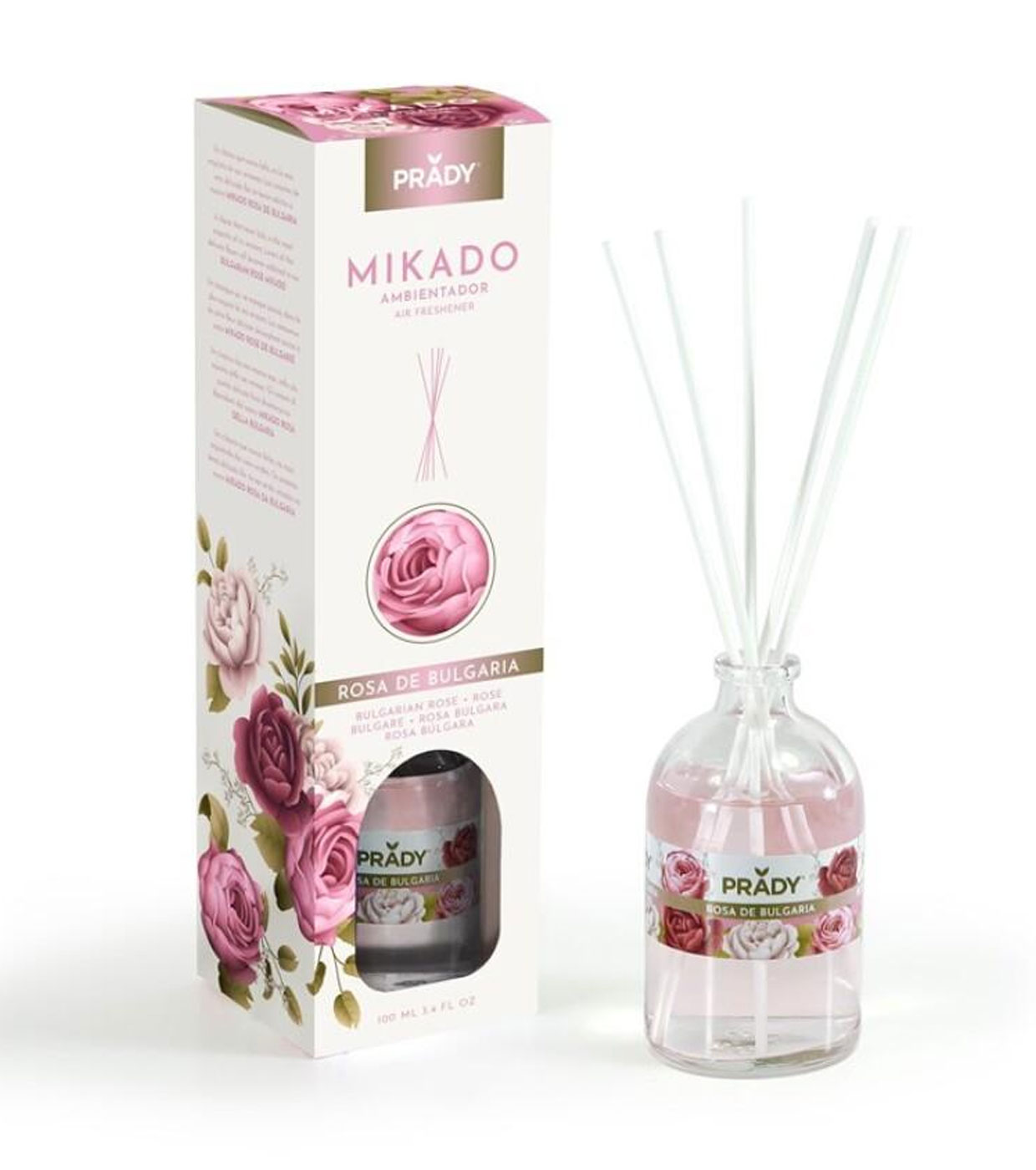 Prady - Ambientador Mikado - Rosa Búlgara