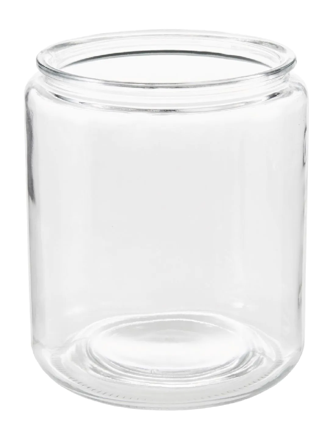Glas-Windlicht Zylinder dick 18x20 cm