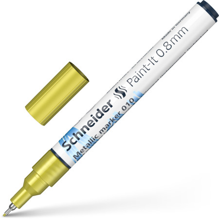 Schneider Paint-It 010 0.8 mm Metallicmarker - yellow metallic - 0.8 mm