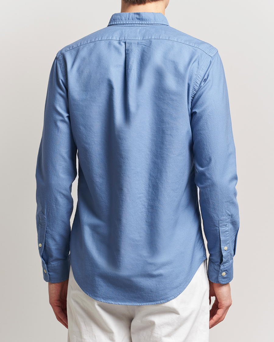 Polo Ralph Lauren Slim Fit Garment Dyed Oxford Shirt Bastille Blue