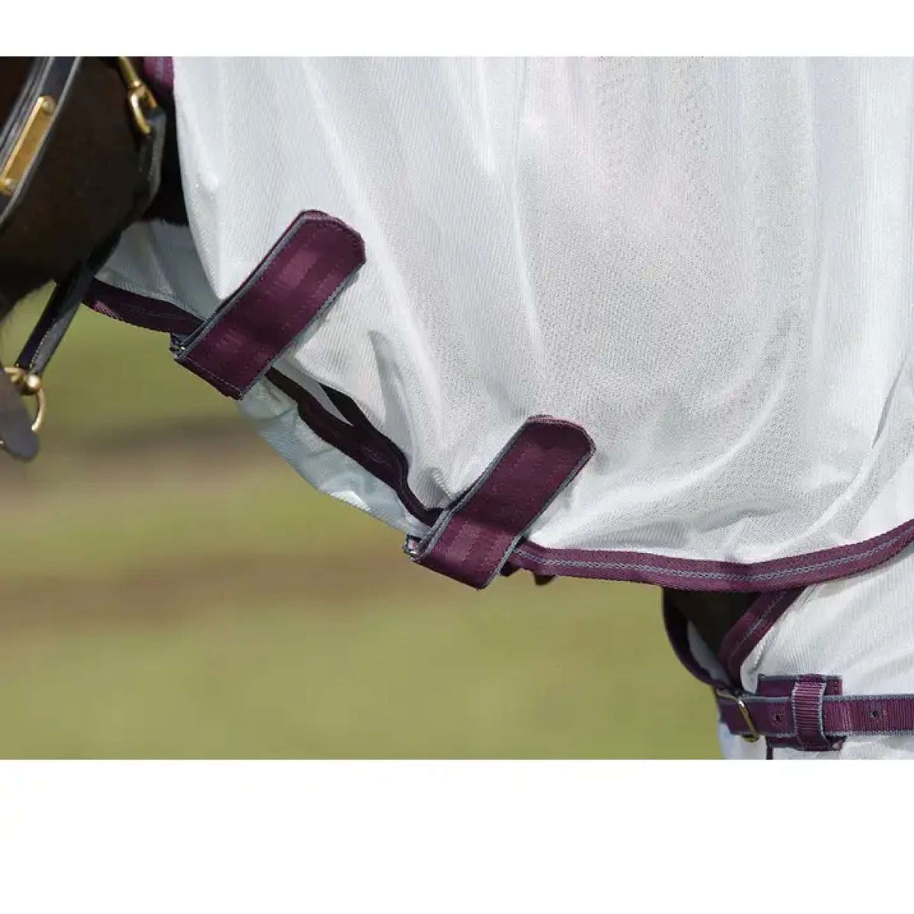 WeatherBeeta ComFiTec Essential Mesh II Combo Neck Wit/Maroon/Grijs
