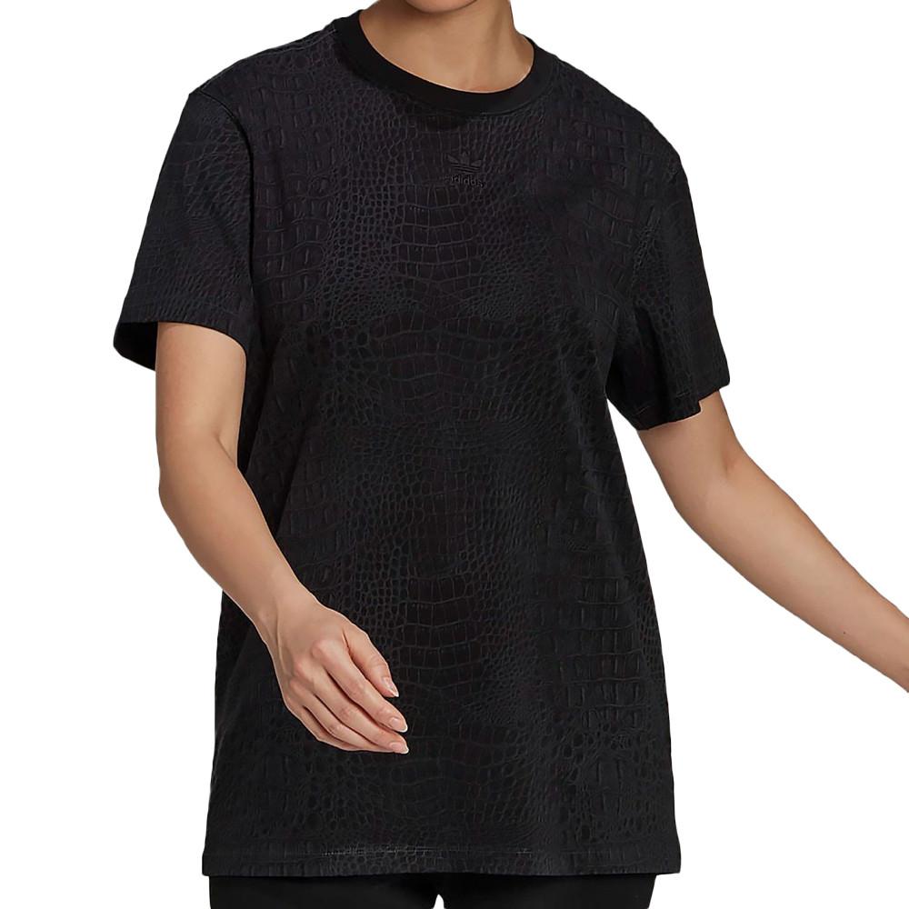 Adidas T-shirt Noir Femme Adidas Serpent