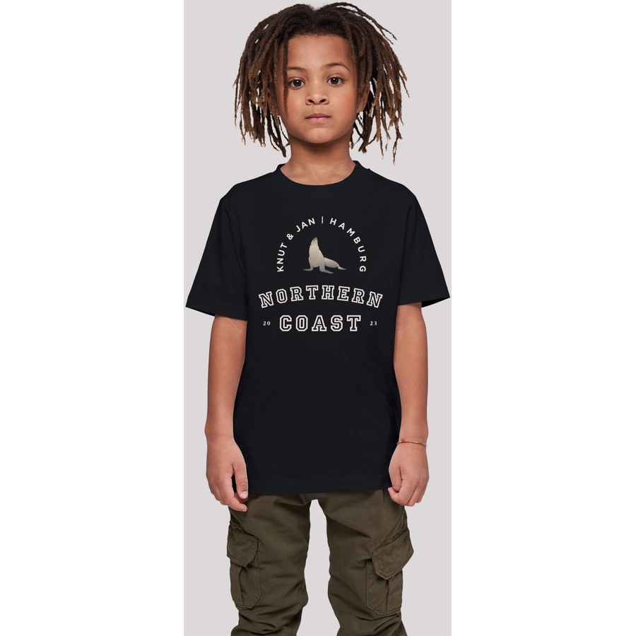 F4NT4STIC T-Shirt Robbe Knut & Jan Hamburg schwarz