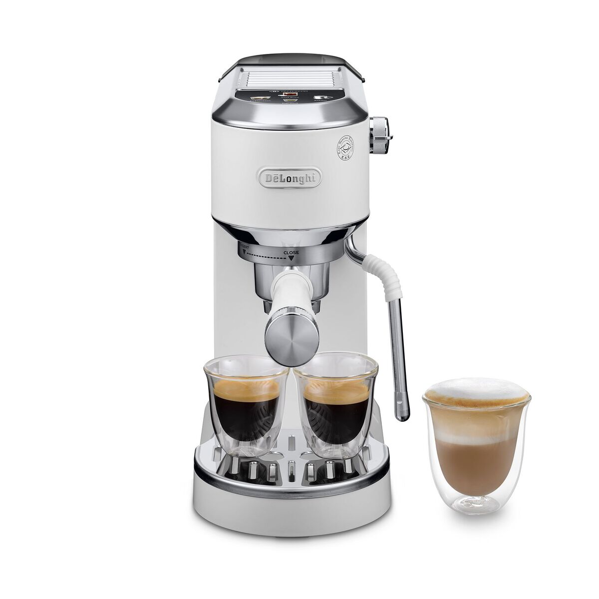 Delonghi Dedica EC890 Duo espressomaskin, hvit