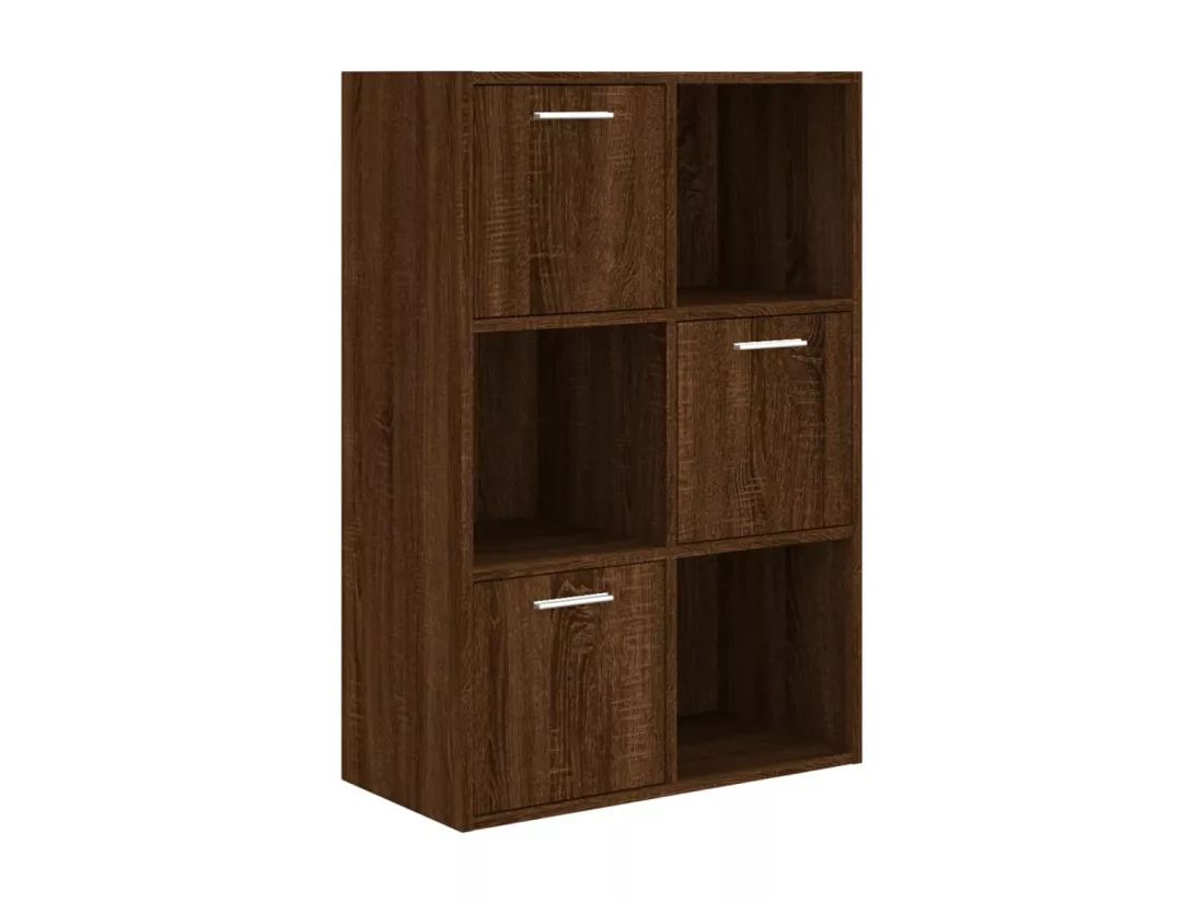 Armoire de rangement Chêne marron 60x29,5x90 cm