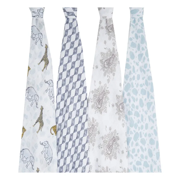 aden + anais Maxi-lange Jungle - Pack de 4
