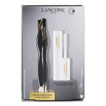 Lancome Le 8 Hypnose Mascara Set: LE 8 Hypnose Mascara 8ml   Cils Booster XL Super Enhancing Mascara Base 4ml 942942 2pcs