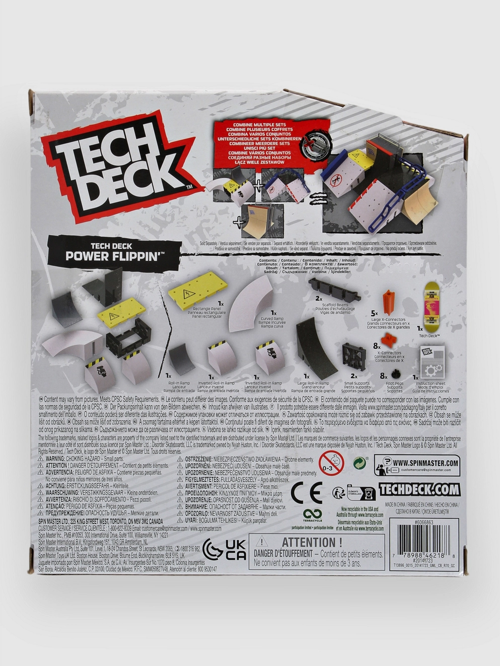 TechDeck Power Flippin X Connect Rampe uni