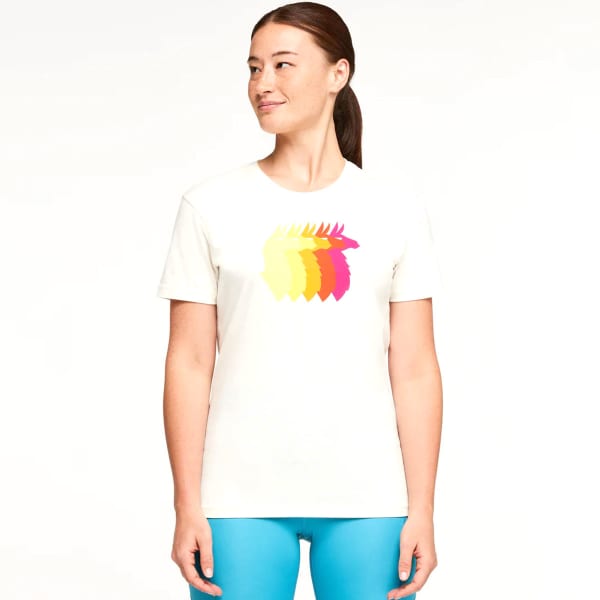 T-shirt COTOPAXI W LLAMA SEQUENCE ORGANIC T-SHIRT BONE