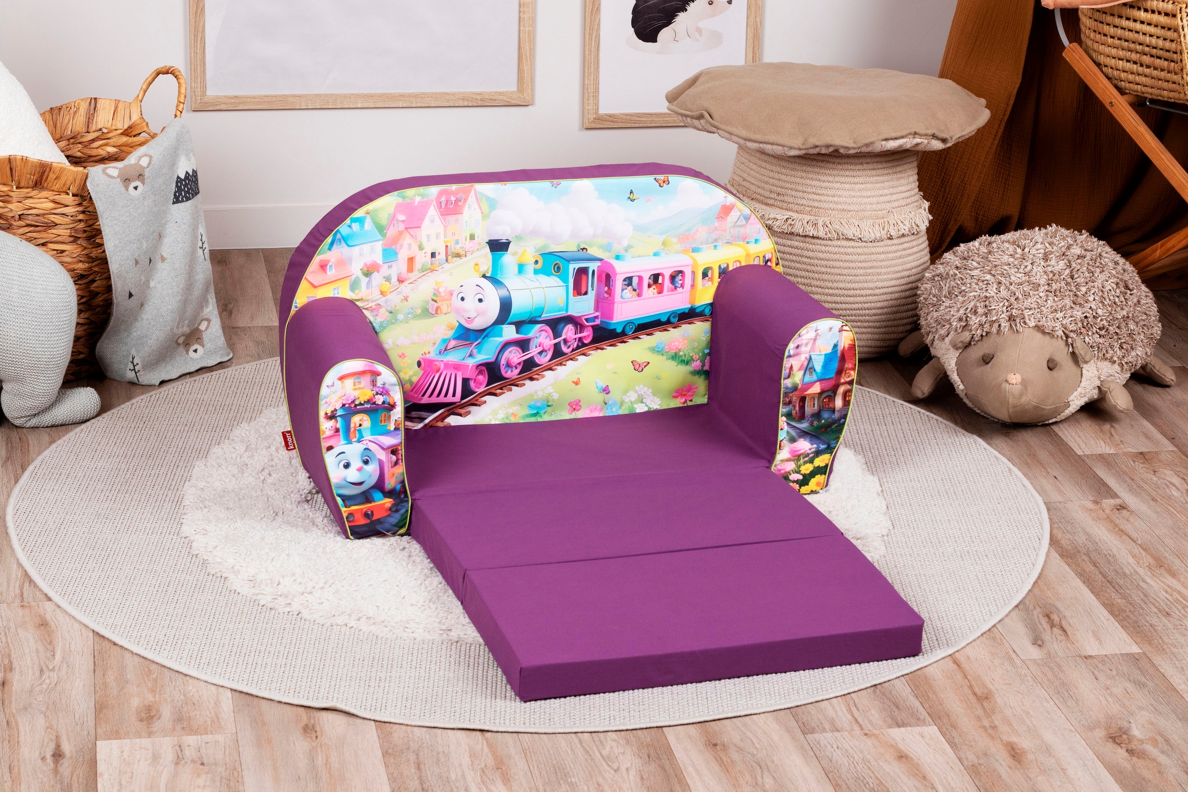Knorrtoys® Sofa »Happy train« für Kinder; Made in Europe