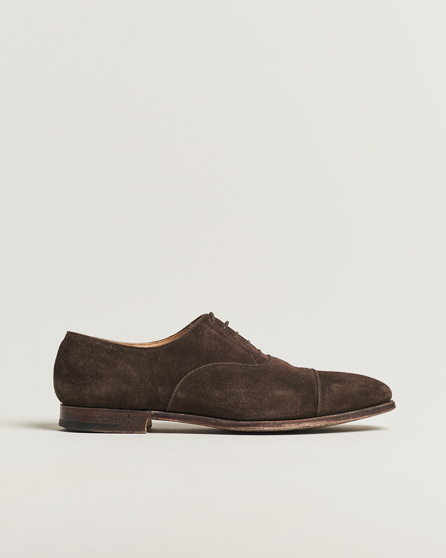 Crockett & Jones Hallam Oxford Dark Brown Suede UK9,5 - EU43,5