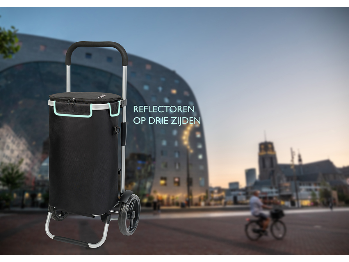 Shoppingcruiser Allround 41 liter boodschappentrolley - Black