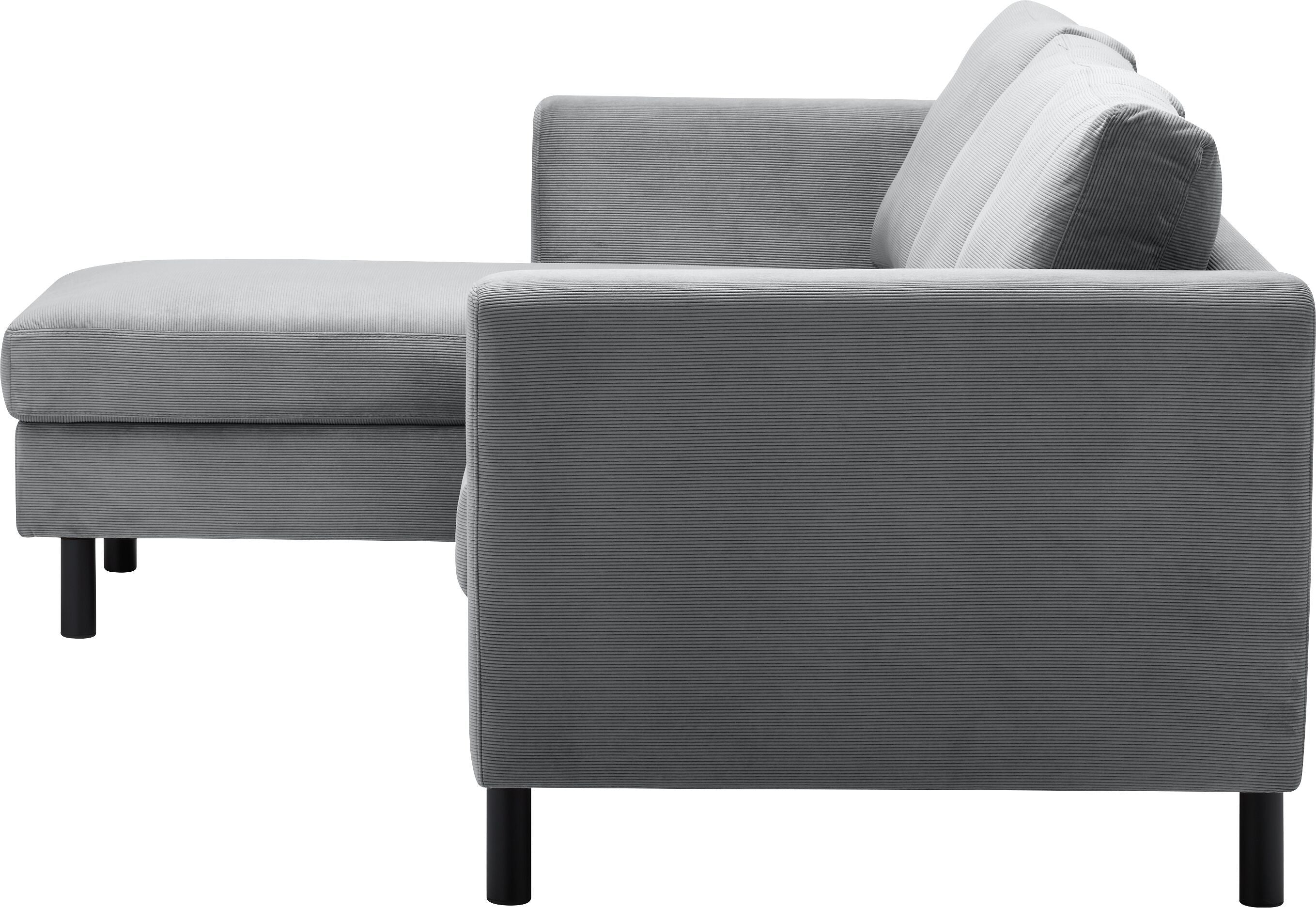 DIENER Ecksofa - Hellgrau / B: 235.0 cm x T: 156.0 cm x H: 81.0 cm