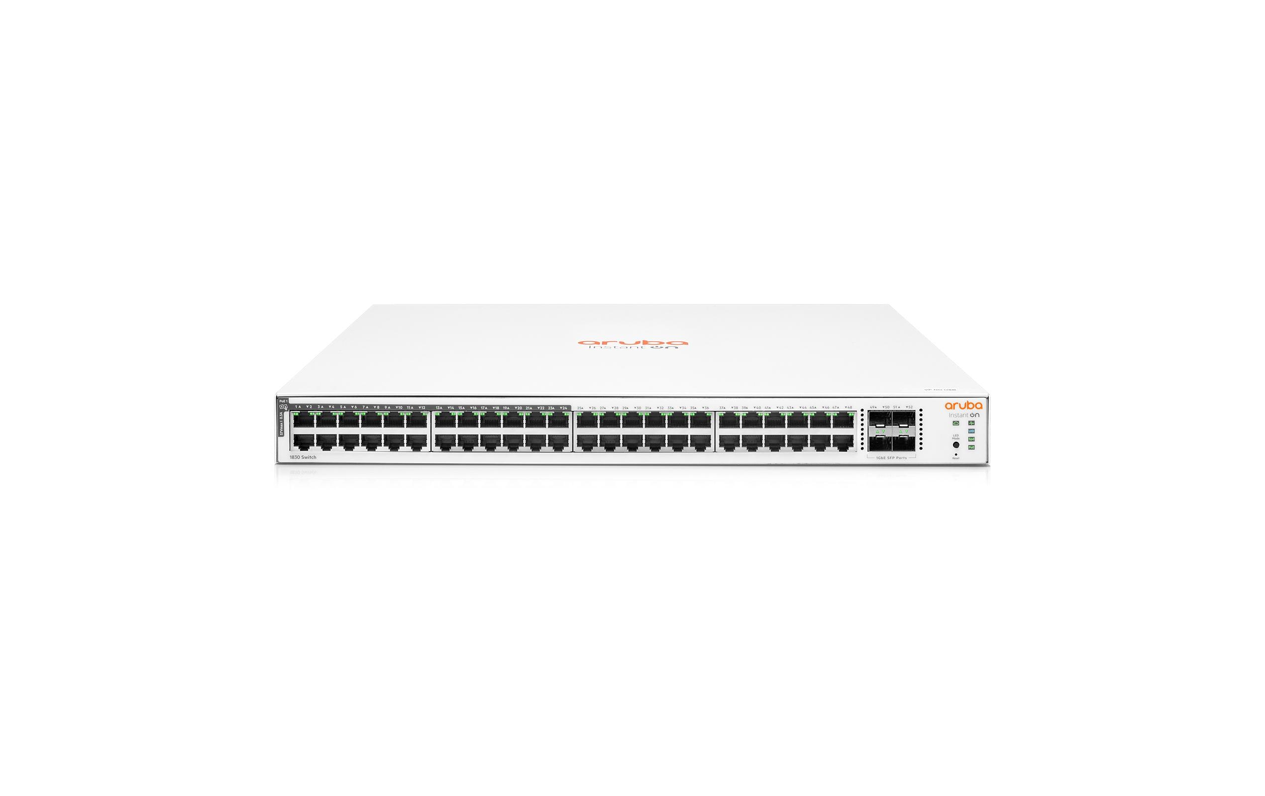 PoE+ Switch Aruba Instant On 1830-48G 52 Port<br>Aruba Instant On 1830