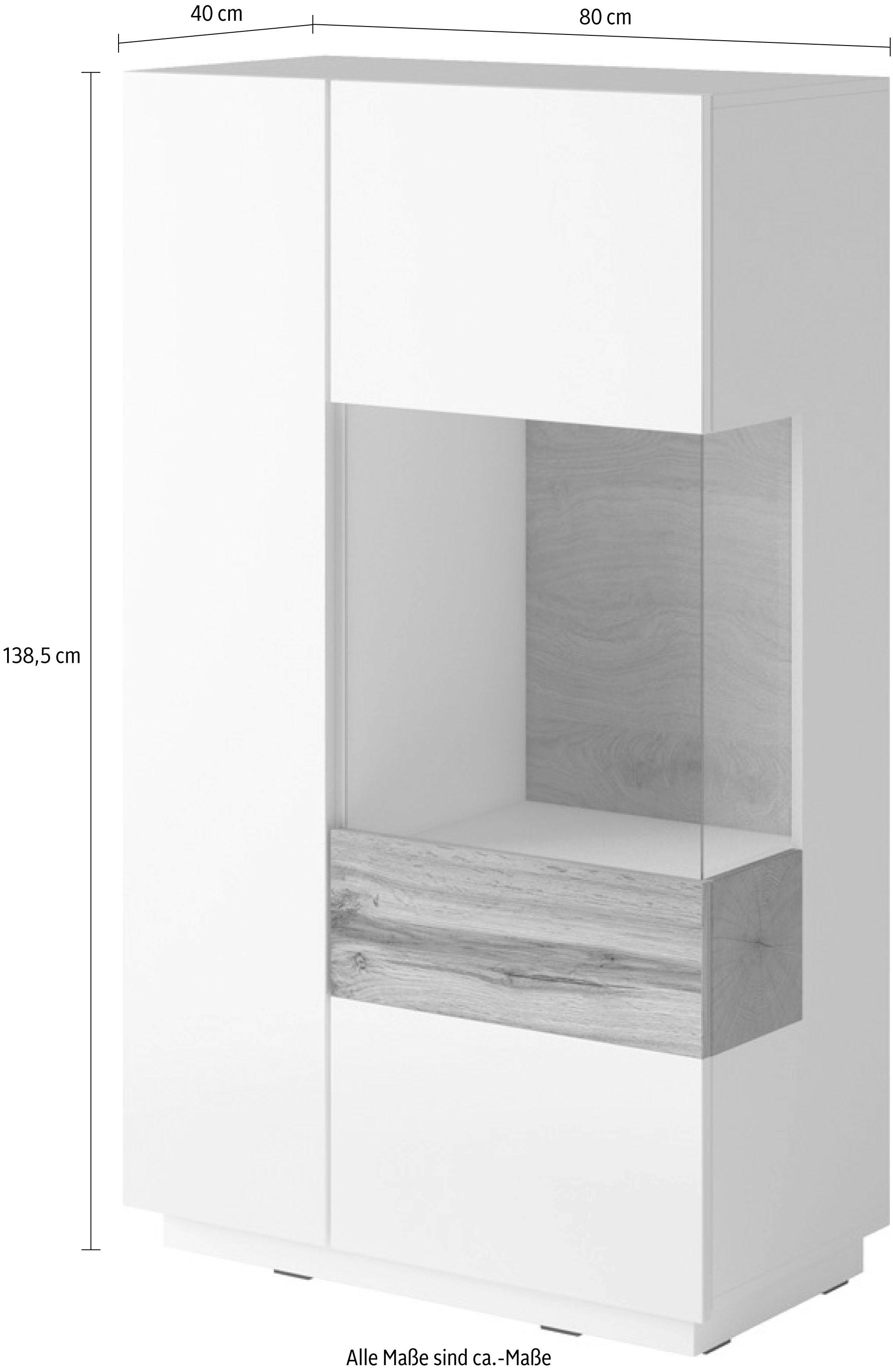 INOSIGN Vitrine »SILKE« Höhe 138,5 cm