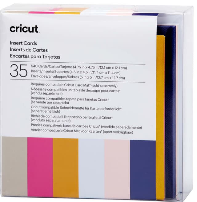 Cricut indsætningskort 35 stk. (Sensei)