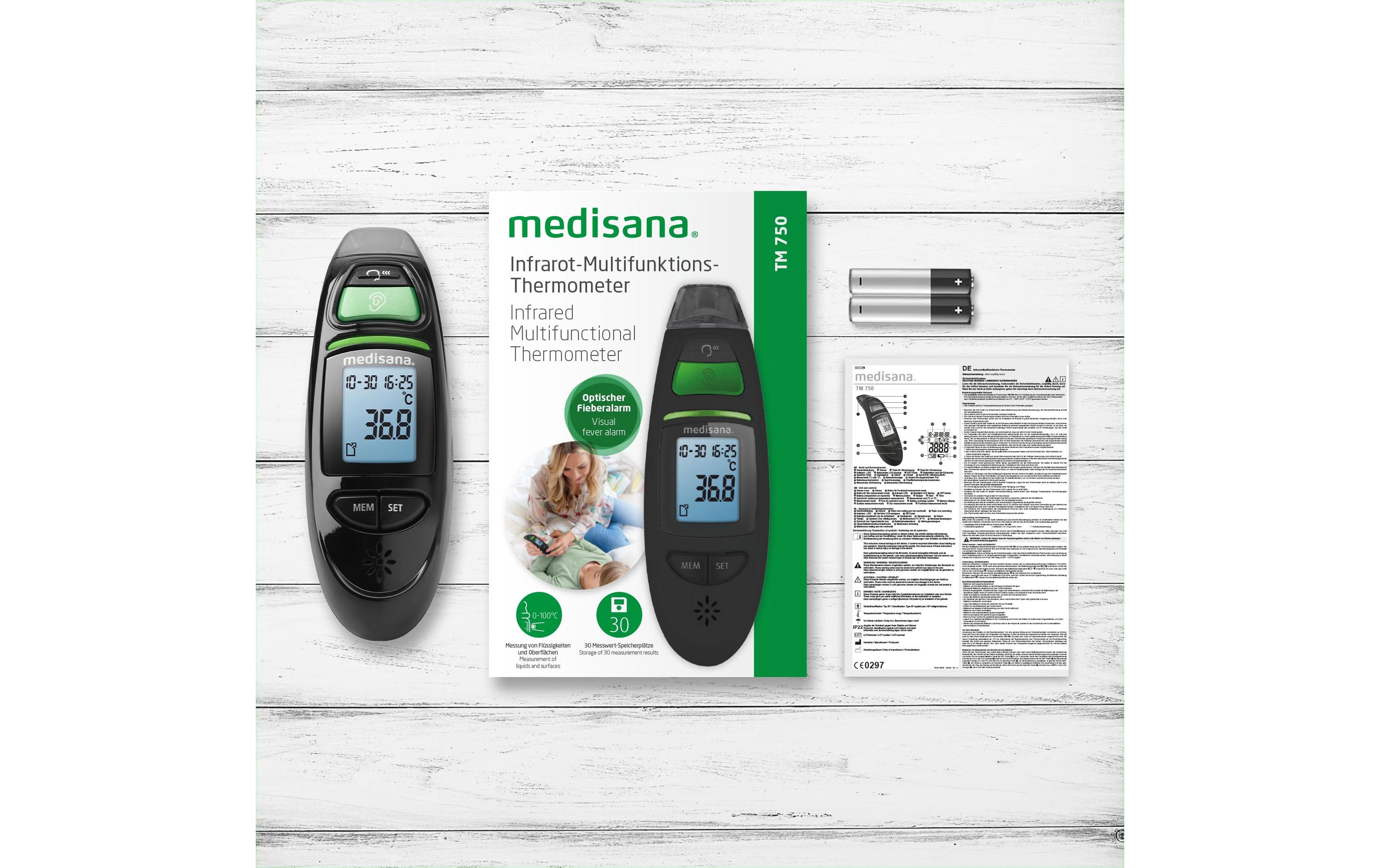 Infrarot-Fieberthermometer TM750 BLInfrarot-Fiebermesser