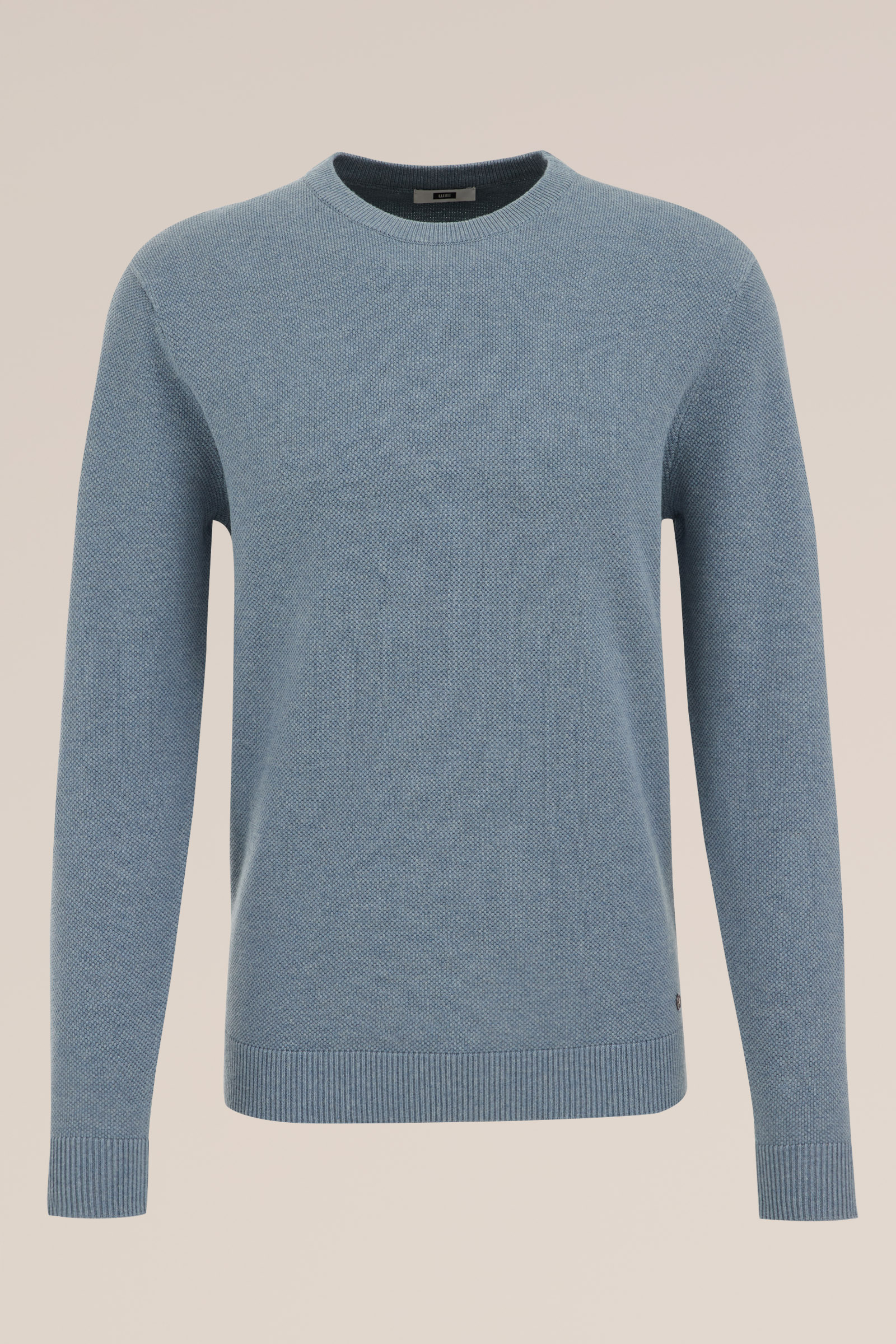 trui met structuur WE Fashion Lichtblauw