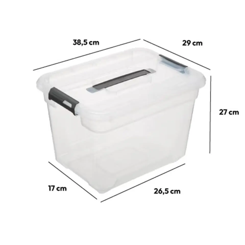 5Five Opbergkist met deksel - Box - 18L - 39x29x27 cm
