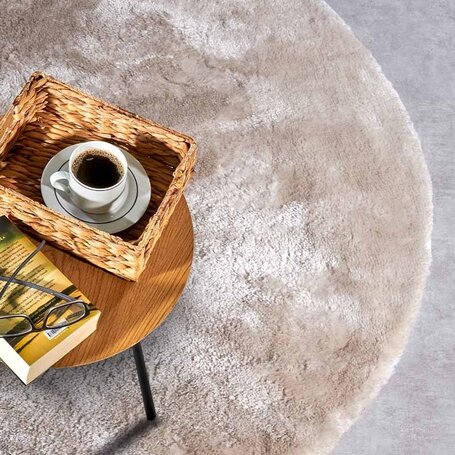 Vloerkleed Calida Rond - Creme