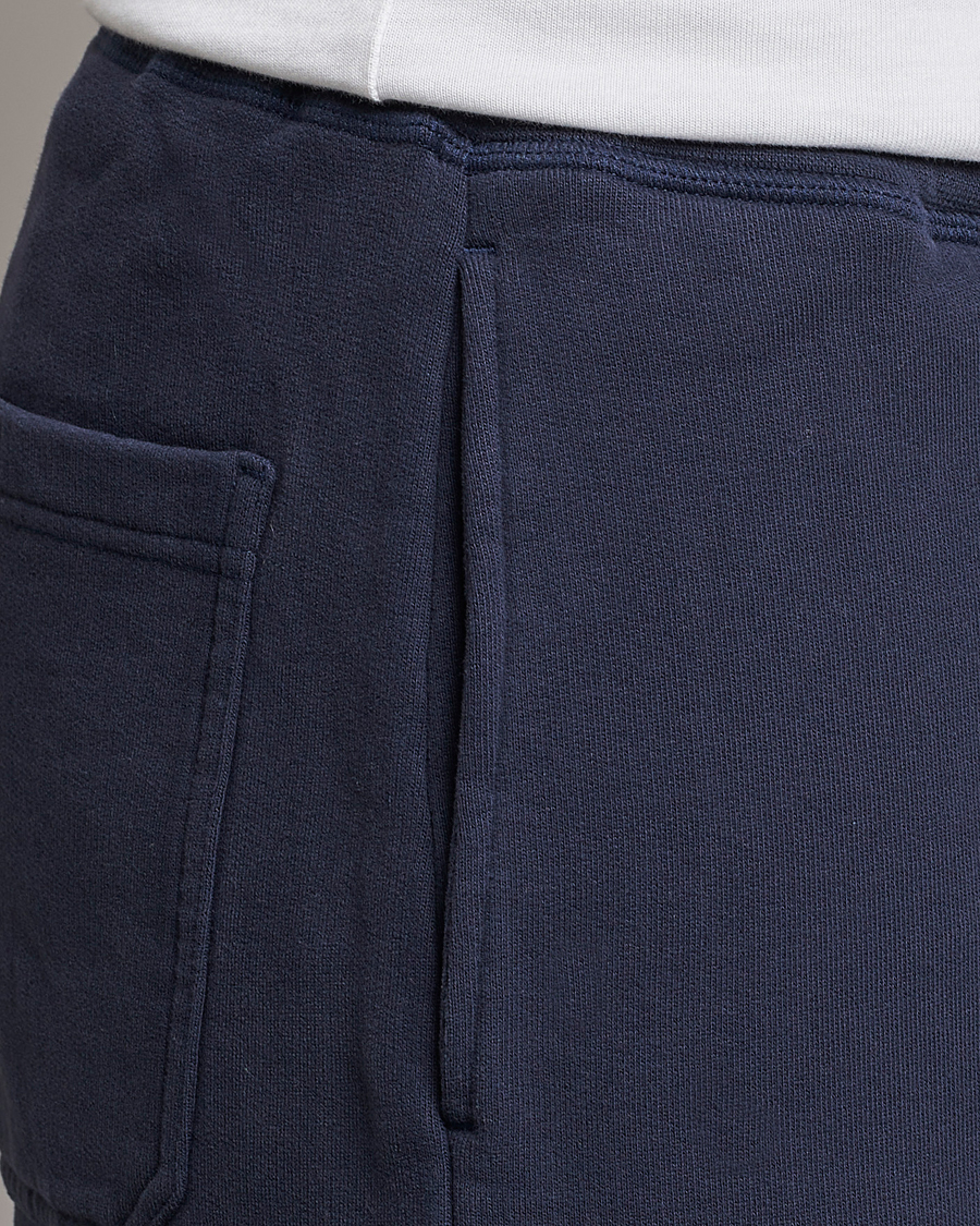 Sunspel Cotton Loopback Track Pants Navy