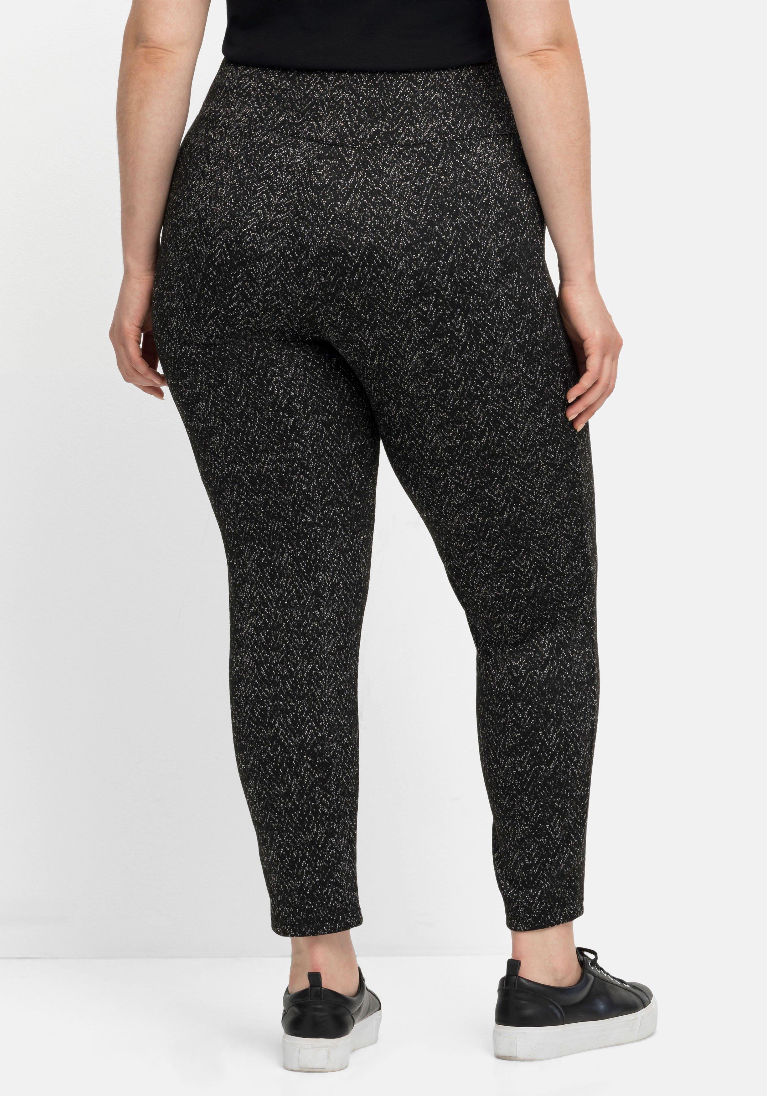 Leggings in Salz- und-Pfeffer-Optik