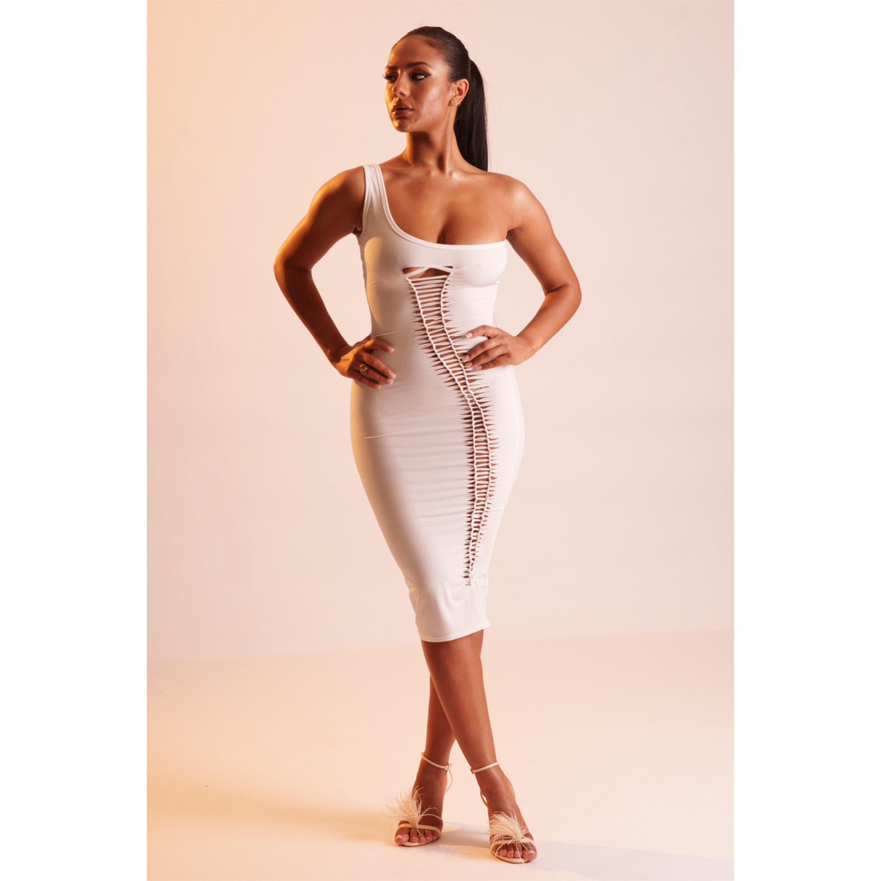 Honeyz Shoulder Dress Womens